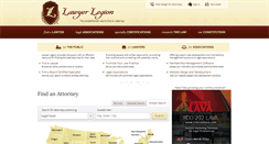 Desktop Screenshot of lawyerlegion.com